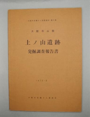上ノ山遺跡 発掘調査報告書